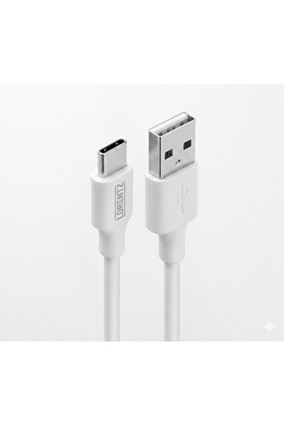 lorentz Type-C to USB 1 Metre Hızlı Şarj Kablosu LR01