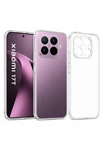 UnDePlus Xiaomi Mi 17T Kılıf Şeffaf Silikon Hibrit Case