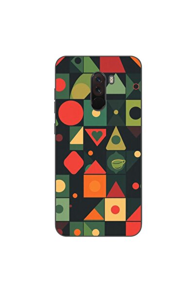 OEM Θήκη συμβατή με Xiaomi Pocophone F1 από σιλικόνη gel TPU με σχέδιο ρετρό ...