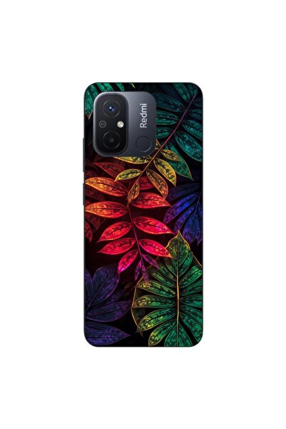 OEM Husa compatibila cu Xiaomi Redmi 12C Silicon Gel Tpu Model Minmal Neon Le...