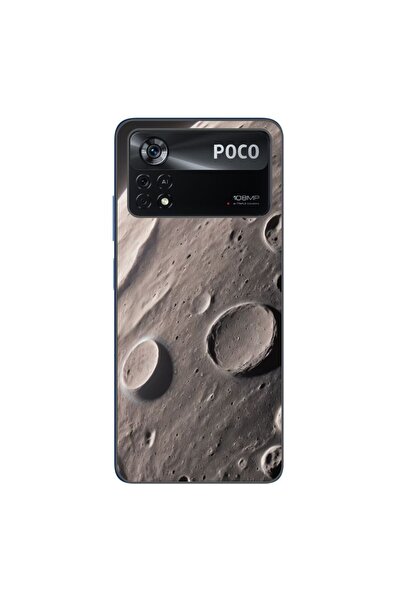 OEM Case compatible with Xiaomi Poco X4 Pro Silicone Gel Tpu Model Moon Surface