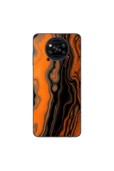 OEM Husa compatibila cu Xiaomi Poco X3 Pro Silicon Gel Tpu Model Metallic Lav...