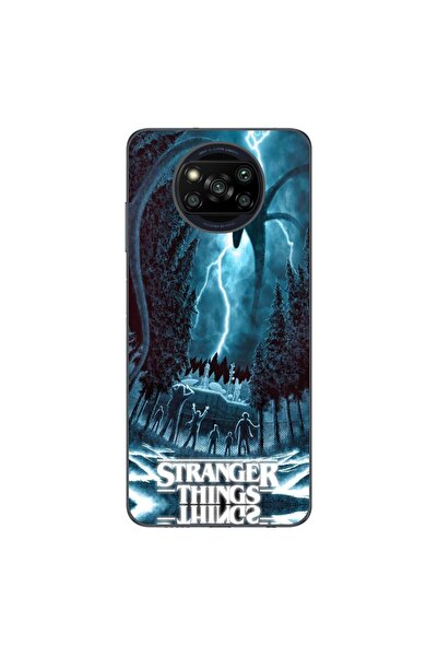 OEM Husa compatibila cu Xiaomi Poco X3 Pro Silicon Gel Tpu Model Stranger Thi...