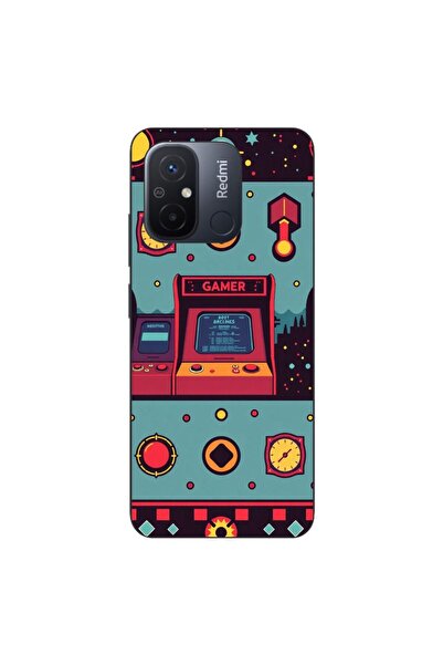 OEM Husa compatibila cu Xiaomi Redmi 12C Silicon Gel Tpu Model Gamer Arcade Room