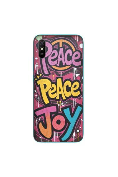 OEM Husa compatibila cu Xiaomi Redmi 9A Silicon Gel Tpu Model Peace and Joy G...