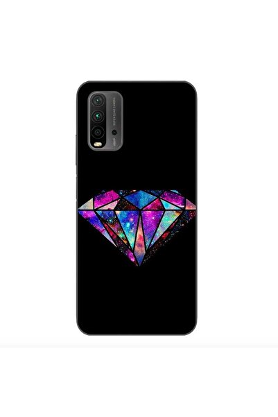 OEM Θήκη συμβατή με Xiaomi Redmi 9T Σιλικόνης Gel TPU Μοντέλο Diamond Black