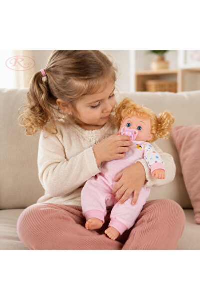 RCO Doll that cries when the pacifier is removed, educational toy, 30 cm, 3 y...