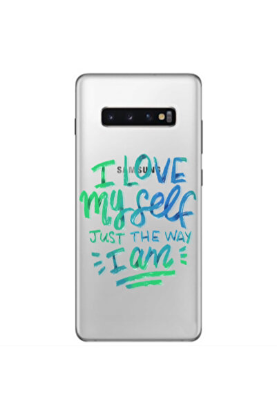Other Samsung S10 Plus I Love My self Transparent Silicone TPU Θήκη