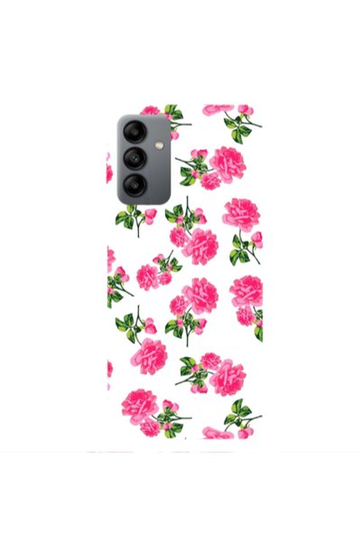 Other Samsung A13 5G Roses White Transparent Silicone TPU Θήκη