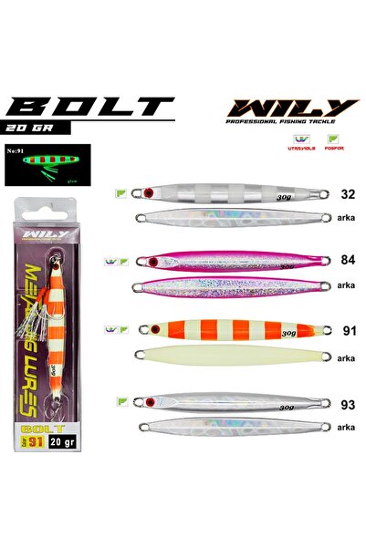 Wily Bolt Jig 20 gr - 91