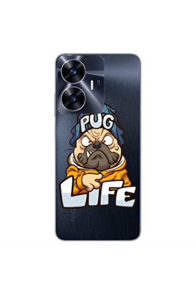 Other Realme Note 50 Pug Life 2 Transparent Silicone TPU Θήκη