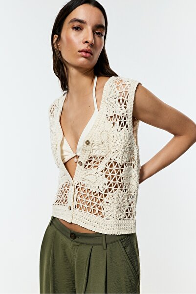 LEFTIES Işıltılı ajurlu top