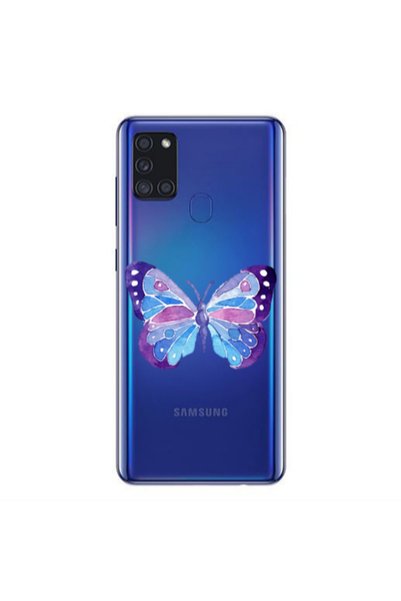 Other Samsung A21S Big Butterfly Transparent Silicone TPU Θήκη