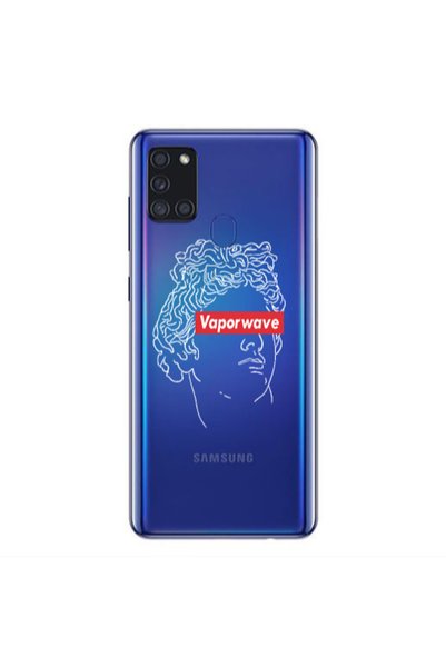 Other Samsung A21S Vaporwave Transparent Silicone TPU Θήκη