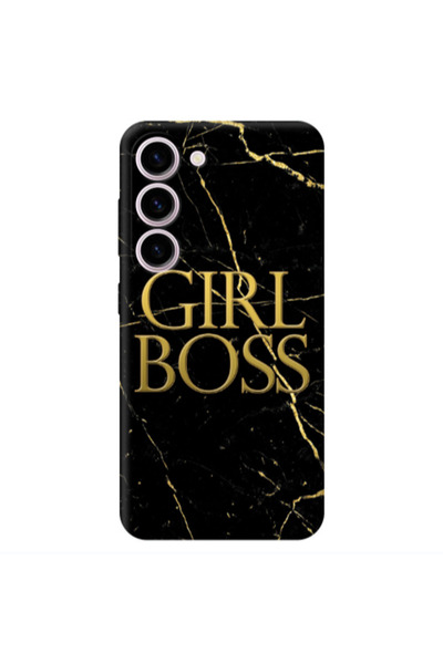 Other Samsung S23 Plus Girl boss marble Transparent Silicone TPU Θήκη