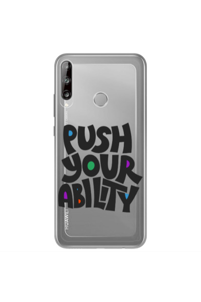 Other Huawei P40 Lite E Push Your Ability Transparent Silicone TPU Θήκη