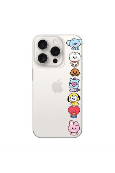 Other Apple iPhone 15 Pro Max Lovely animals Transparent Silicone TPU Θήκη