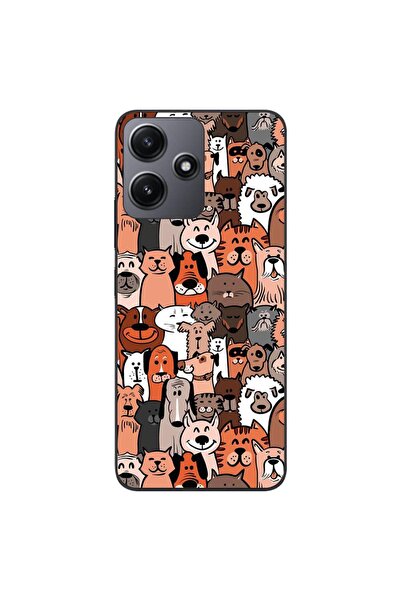 OEM Husa compatibila cu Xiaomi Redmi 12 5G Silicon Gel Tpu Model Caini si Pis...