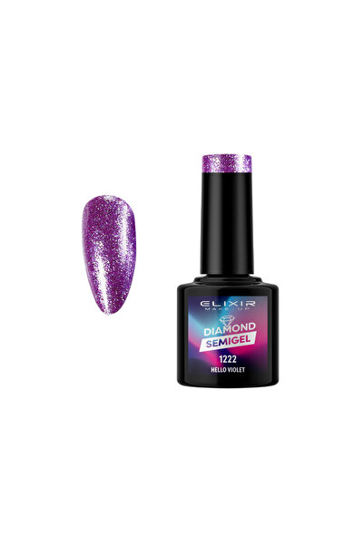Elixir DIAMOND SEMI GEL (ΗΜΙΜΟΝΙΜΟ BΕΡΝΙΚΙ) - 1222 (HELLO VIOLET) 8ML