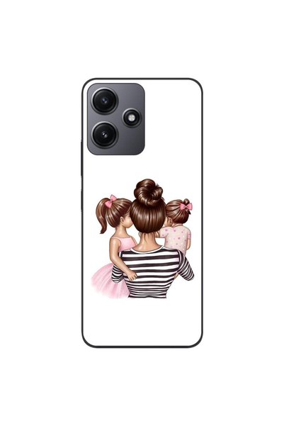 OEM Husa compatibila cu Xiaomi Redmi 12 5G Silicon Gel Tpu Model Mom and Girls