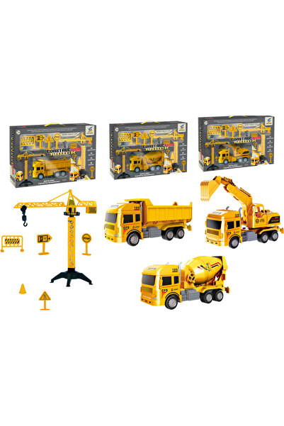 ZITA TOYS Σετ Εργοταξίου 7 τεμαχίων. Διάφορα Σχέδια