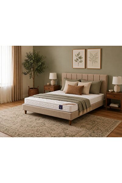 ROYALYAT Tek Kişilik 90x190x12 Yüksek Yoğunluklu Sünger Rollpack Yatak