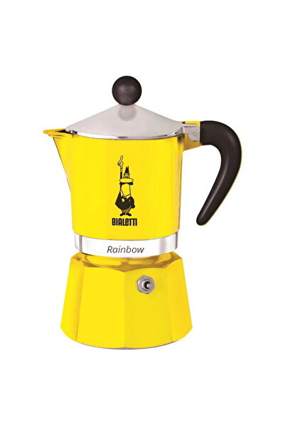Bialetti Filtrul de cafea Rainbow, 3 portii, Galben