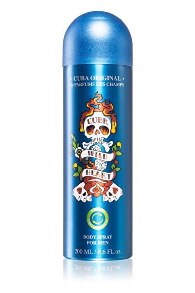 Cuba WILD HEART DEODORANT SPRAY 200ML