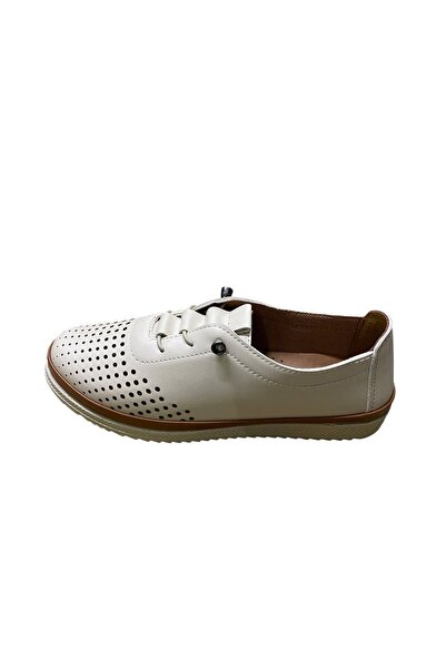 Liossa Women's Flat Non-Slip Sole Perforated Elastic Sports Shoes