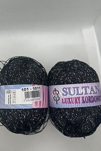 hobi dünyası evim 1 Adet Simli Kordonet İp El Örgü İpi 100 Gram 300 Metre Ren...