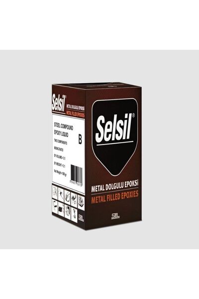 Selsil Metal Dolgulu Sıvı Epoksi Macun B