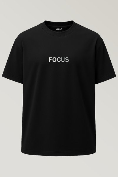 huuq wear Unisex Fokus Masculine T-Shirt 100% Cotton