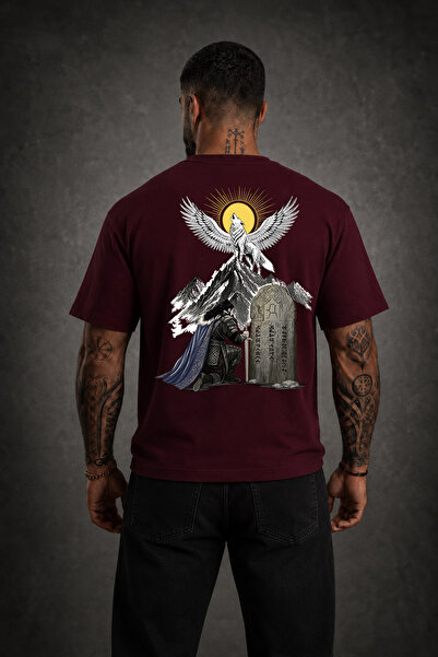 VEK Göktürk Savaşçı Saygı تصميم خاص مريح للجنسين 100% قطن