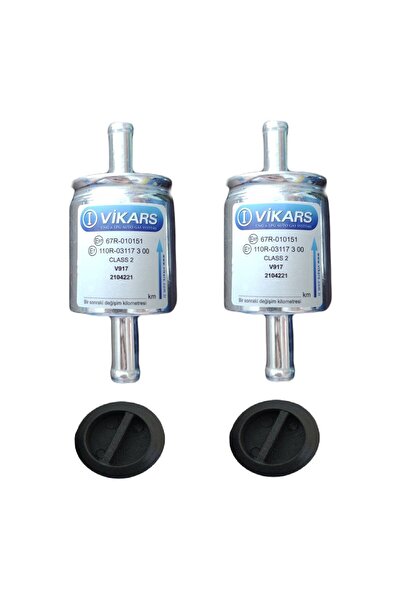 VİKARS Lpg Filtre 2 Adet- Atiker-Akl-Tartarini-Cangas-Mimgas-Zavoli Uyumlu Ga...