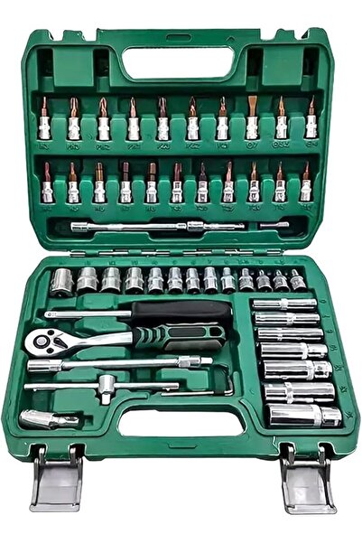 The Bros 53 pieces of automotive mechanical maintenance vehicle socket wrench...