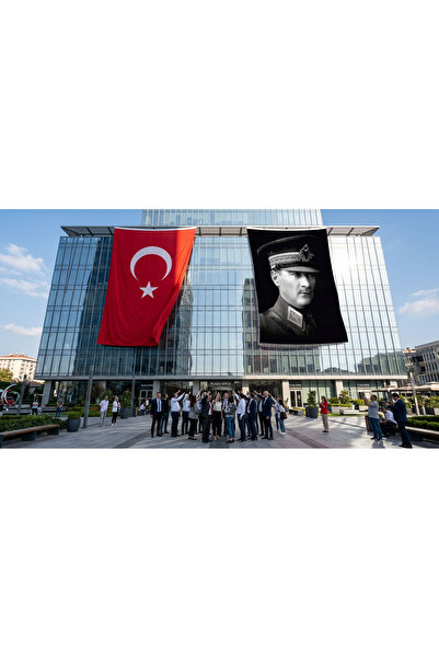 puntodizayn Askeri Kıyafeti ile Mustafa Kemal Atatürk Bayrak ve Türk Bayrağı ...