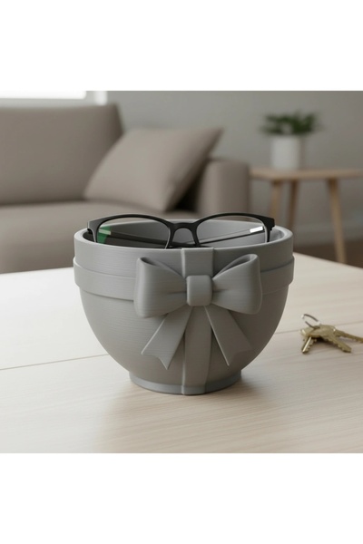 OEM Decorative Bowl with Bow Design, Small Objects Holder 15 cm