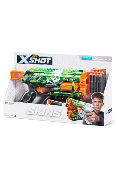 Sunman X-shot Skins Griefer 12 Mermili Sünger Dart Atan Silah S00036561