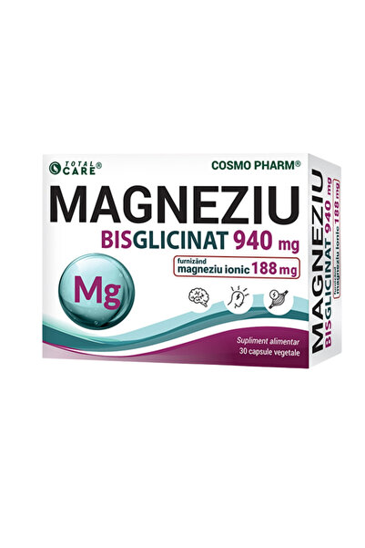 Cosmopharm Magneziu Bisglicinat 940mg 30cps