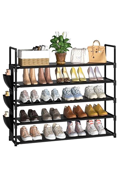 Gennext Shoe Rack 5 Tier Shoe Organizer Shoe Storage 20-25 Pairs Shoe Rack fo...