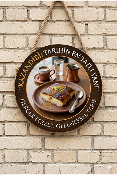 Mayeka Dekorativna slika na drvenim zidnim vratima sa temom Kazandibija za pe...