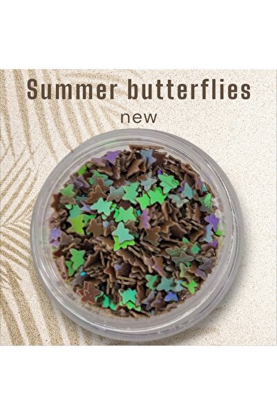 E-Unghii Butterfly sequins NO.22