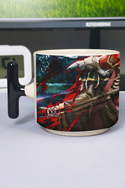ZipZap Overlord Anime Printed Ceramic Luxury Mug (1 Piece) T-Shaped Special B...