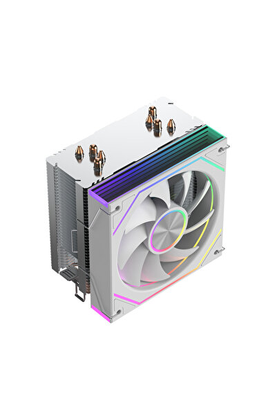 Strong M5-PRO 12cm ARGB Fanlı 4 Bakır 135W Kule Tipi İşlemci Fanı Beyaz (Argb...