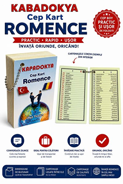 Kapadokya Yayınları ROMENCE DİL KARTI