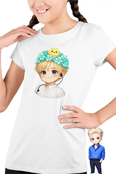 OEM Kids Girls T-SHIRT Shirt Taemin Chibi Shinee Kpop