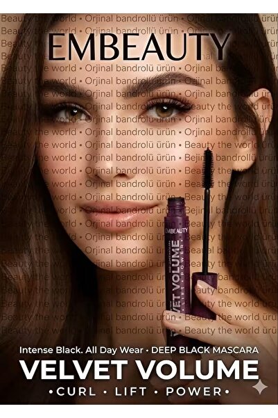 BEAUTY THE WORLD Power Mascara for Volume and Curled Lashes
