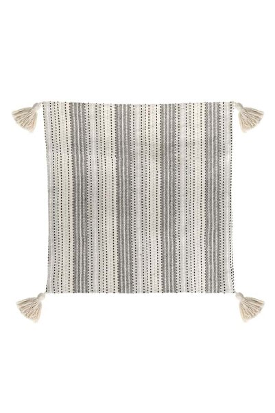OEM Față de pernă decorativă, Multicolor, 43 x 42, Cu ciucuri, cu fermoar, ca...