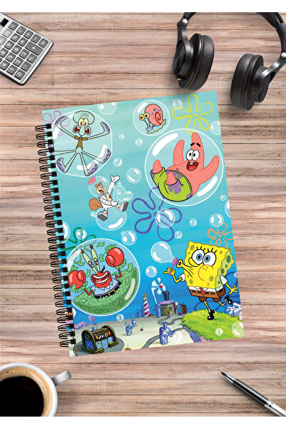 mertfigur SpongeBob anime spiralna sveska A5 (50 listova)