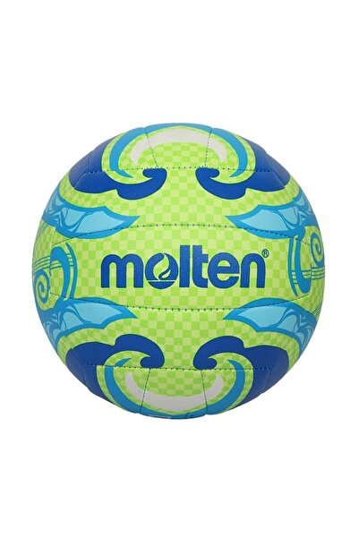 MOLTEN Minge volei plaja V5B1502-L soft, verde cu albastru,
